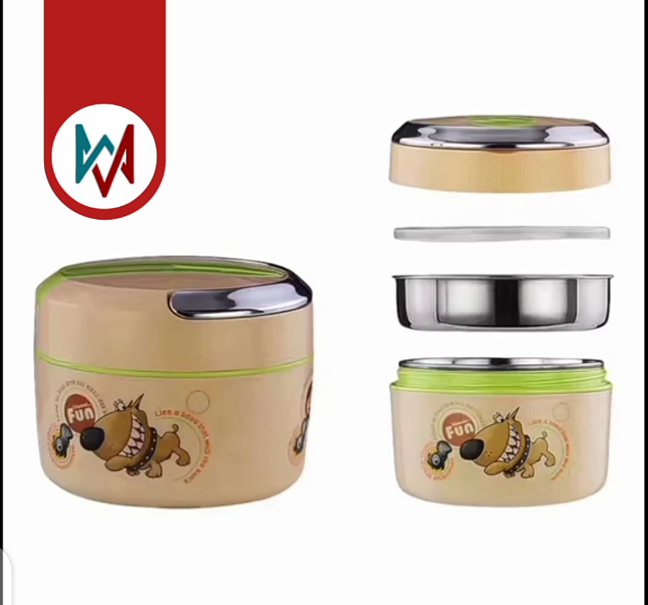 Airtight Food Storage Container with Stainless Steel Bowl(এয়ারটাইট ফুড স্টোরেজ কন্টেইনার – স্টেইনলেস স্টিল বাটি সহ)