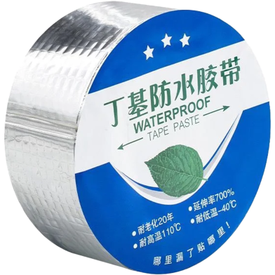 Super Waterproof Aluminium Foil Tape – Strong Butyl Rubber Seal Tape for Roof, Pipe & Leak Repair(সুপার ওয়াটারপ্রুফ অ্যালুমিনিয়াম ফয়েল টেপ – ছাদ, পাইপ ও লিকেজ রিপেয়ারের জন্য শক্তিশালী বাটাইল রাবার সিল টেপ)